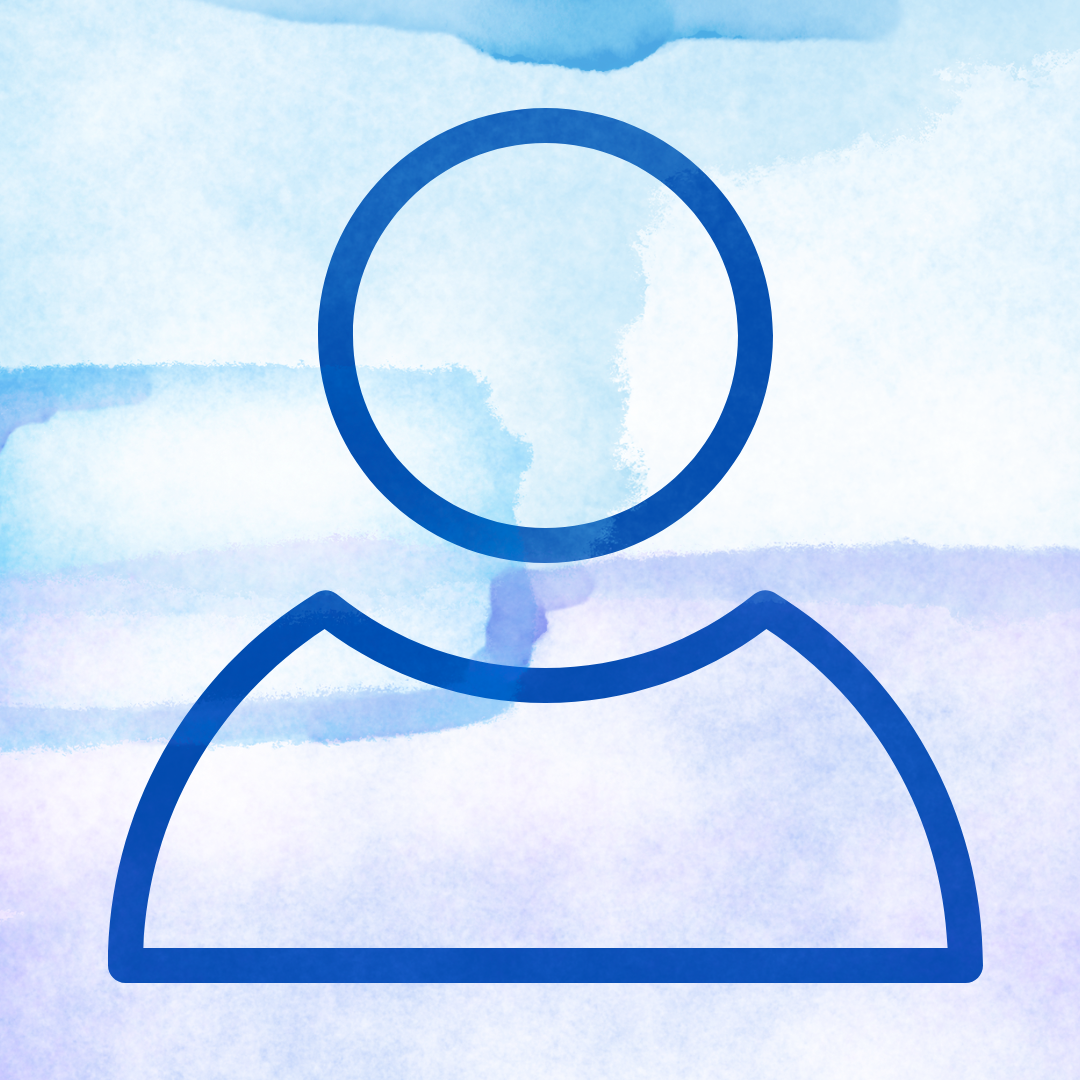 Grafik eines Menschen in blau mit verschwommenem blauen Hintergrund (c) Kath. KiTa gGmbH Koblenz Grafik eines Menschen in blau mit verschwommenem blauen Hintergrund