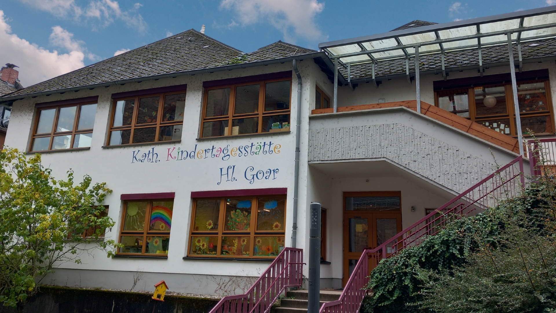 Gebäude der Kath. Kita Goar - St.Goar